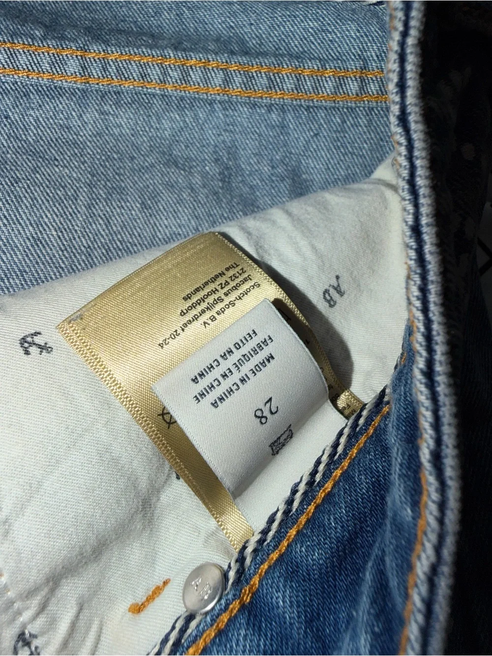 Scotch & Soda Ocean Shade Denim Shorts - Picture 4 of 6